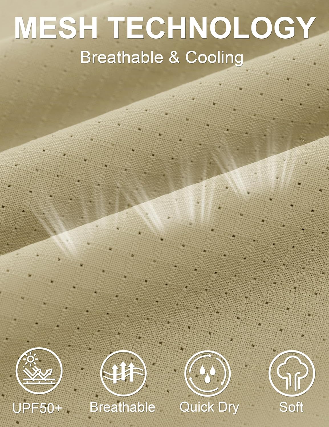 MAGCOMSEN Men's UPF 50+ Fishing Shirts UV Sun Protection Cooling Quick Dry Short Sleeve Shirts for Hiking Safari Camping - Image 4