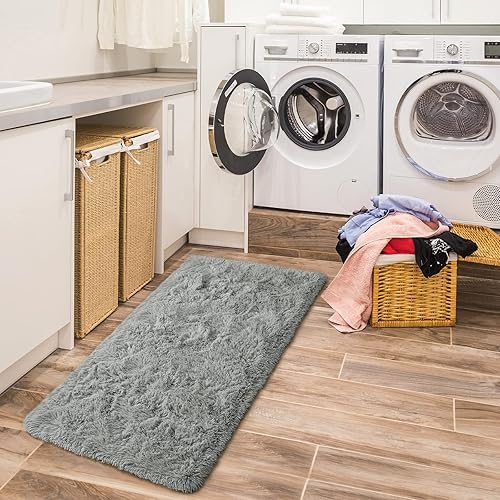 Miniatura 85 de Amearea Alfombra suave y esponjosa de alta calidad, moderna, 5 x 7 pies, alfombras de felpa mullida para sala de estar, dormitorio, habitación