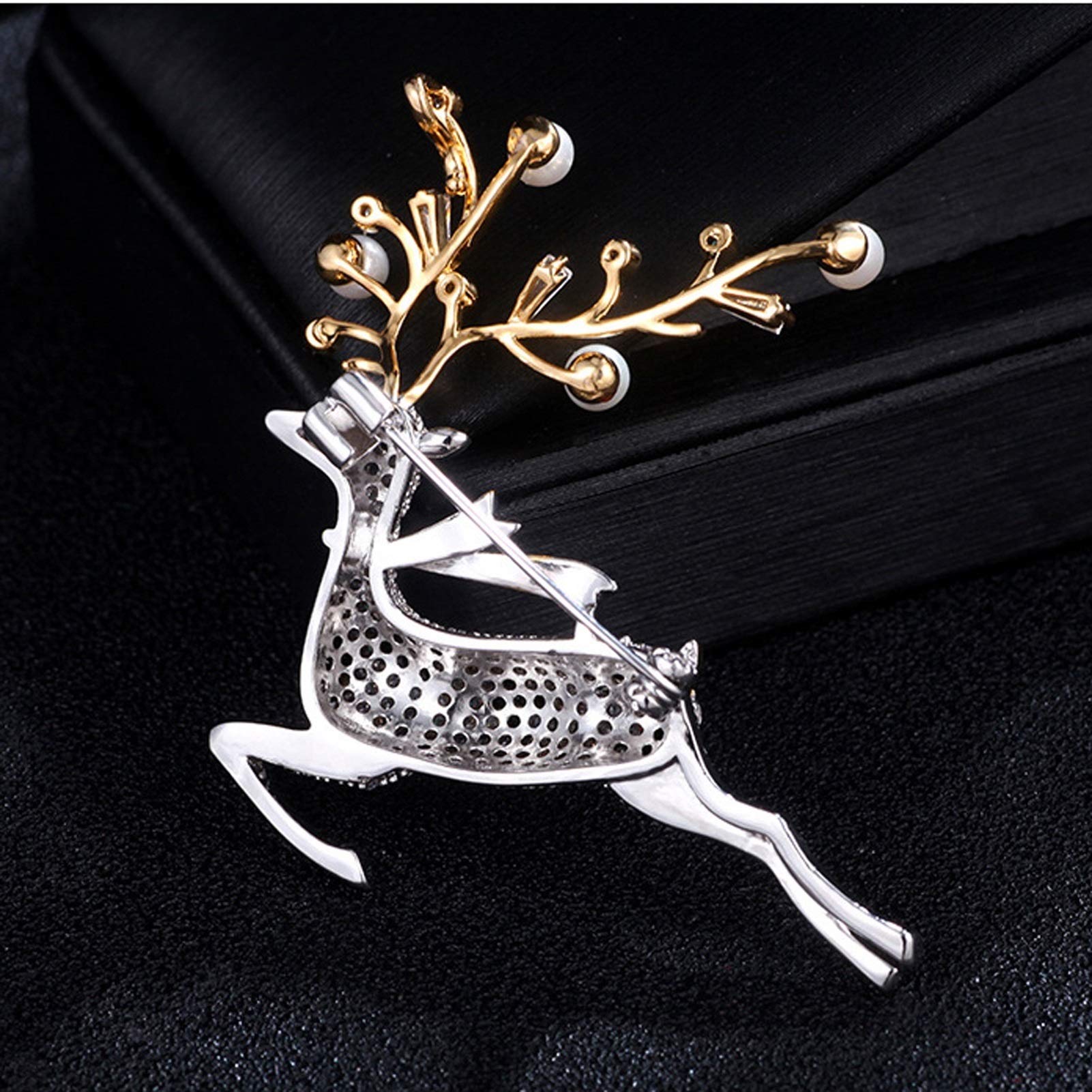 Broschen Deer Broschen Männer Frauen Legierungsbrosche Pins Anzug Jacke mit Zubehör, Damen Mode Schal Pin Schmuck Broschen & Anstecknadeln