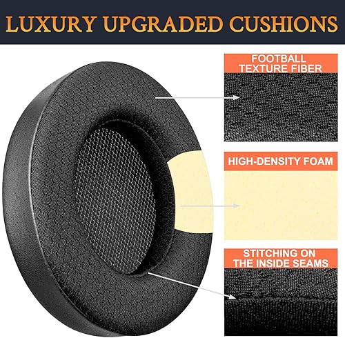 Miniatura 3 de SOULWIT Almohadillas de repuesto para auriculares Corsair Virtuoso RGB Wireless XT SE, almohadillas para auriculares con espuma de aislamiento de