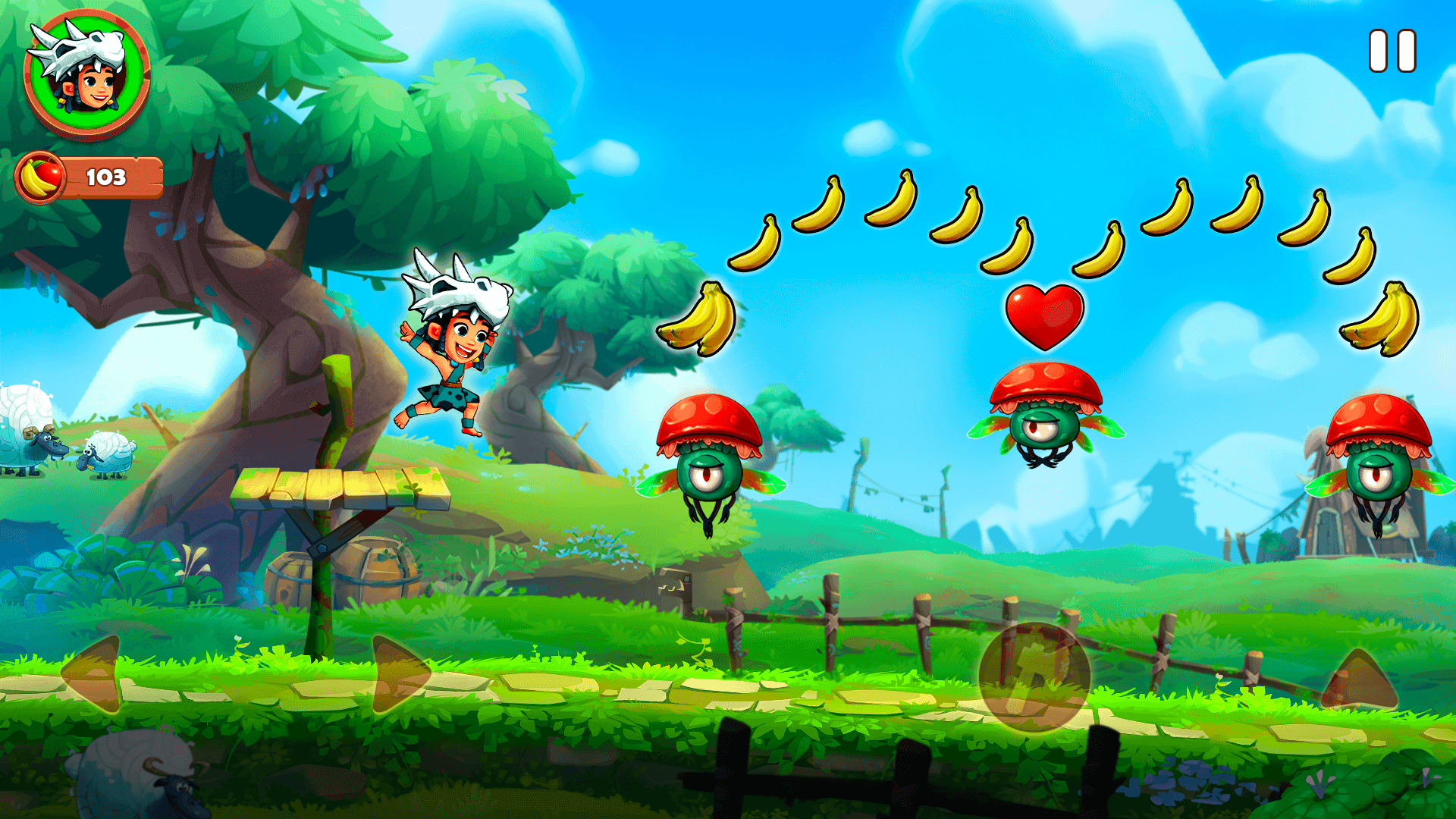 Jungle Adventures 4 Game - Platform Action Hero Adventure Games