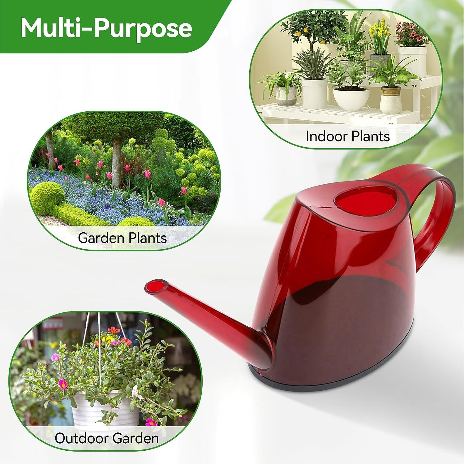 1.2L Arrosoir ¨¤ Long Bec, Pot D'arrosage Des Plantes Maison, Arrosoir Plante En Plastique Petit Arrosoir Transparent Arrosoir ¨¤ Fleurs Pour Bonsa