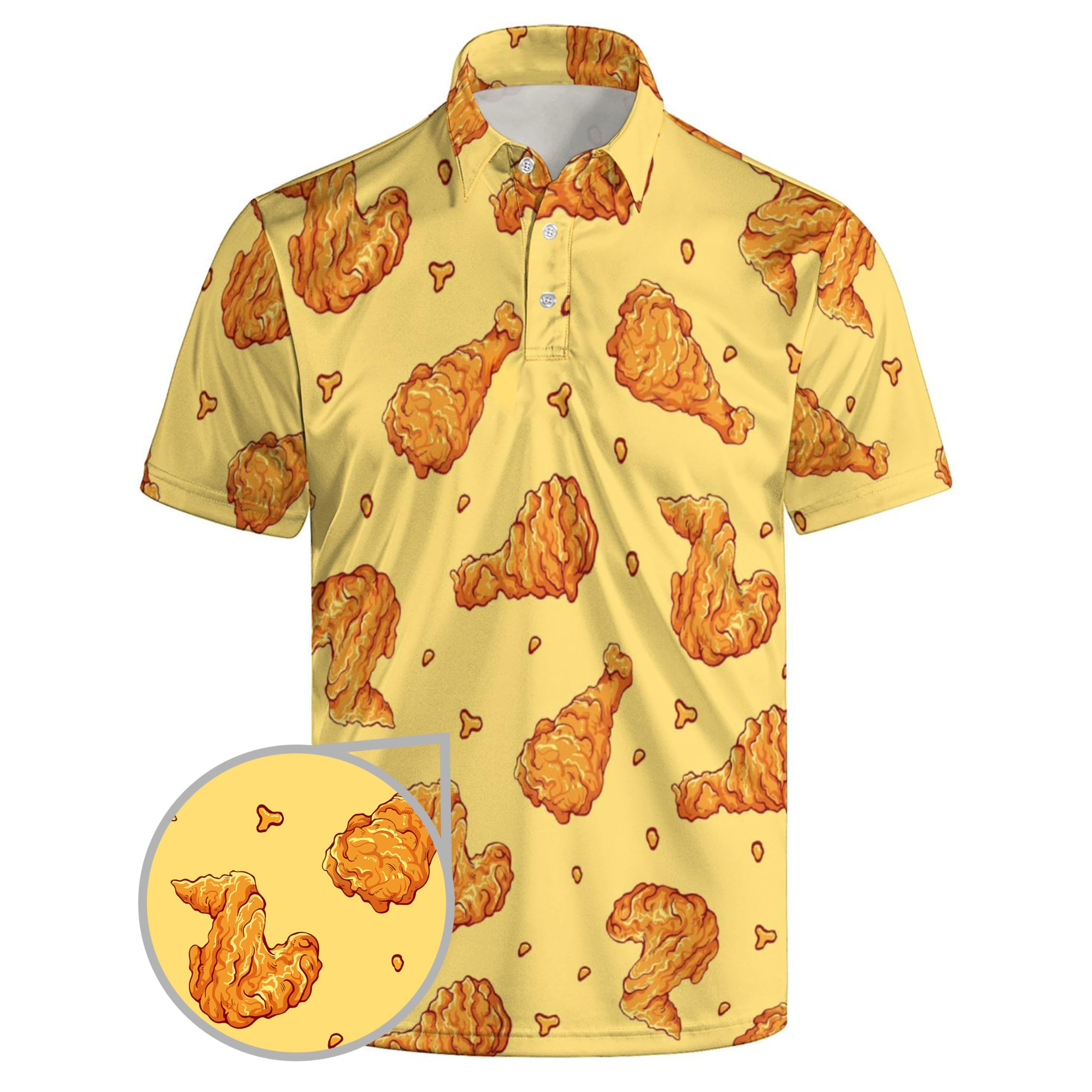 Funny Men’s Golf Polo Shirts,Moisture Wicking Golf Shirts for Men Collared Short Sleeve Polo Shirts Golf Gifts