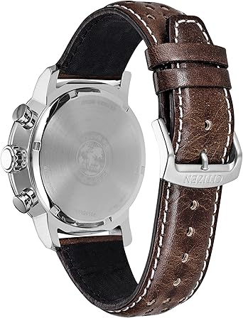 Citizen Men's Eco-Drive Weekender Brycen Chronograph Watch in Stainless Steel