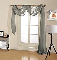 Vista 11 de Decotex - Bufanda de gasa transparente de calidad premium para diseños de hogar y eventos