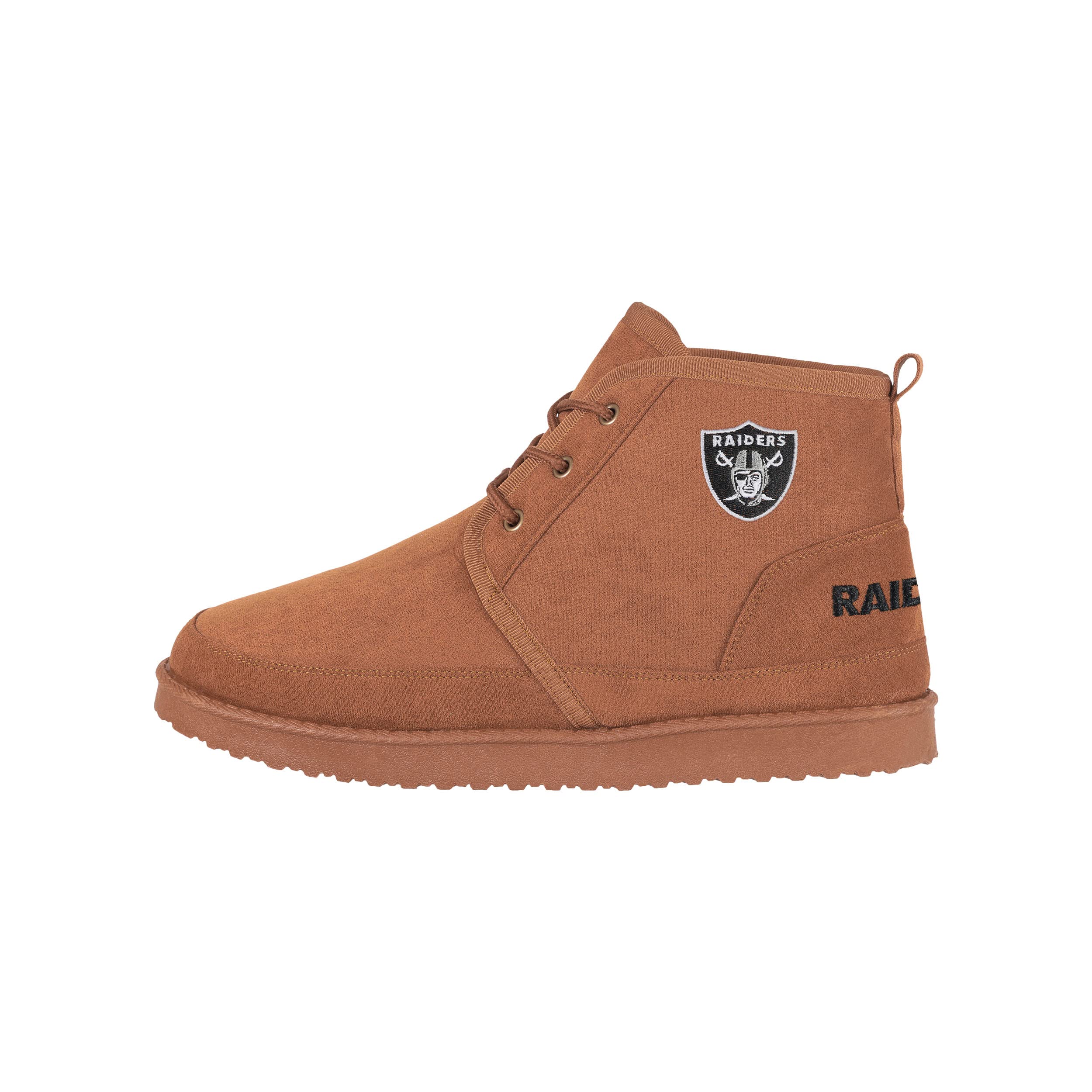 FOCO Las Vegas Raiders NFL Mens Team Logo Sherpa Lined Boot - 7