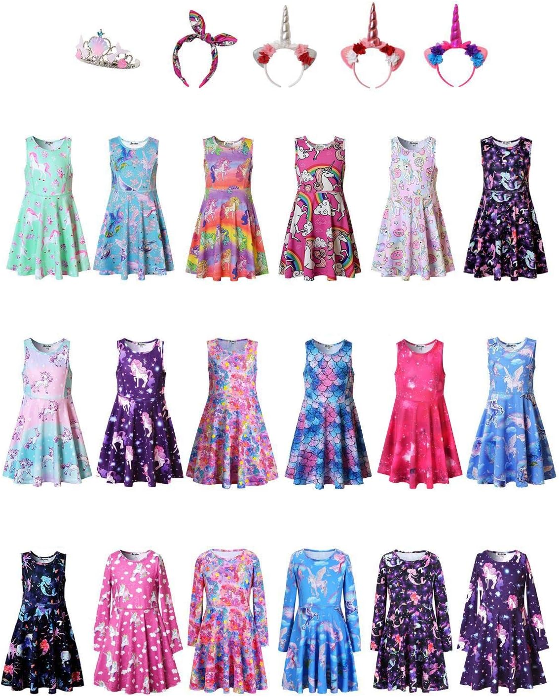 Girls Zip Up Hoodie Jacket Unicorn Sweatshirt with Pockets - Image 6