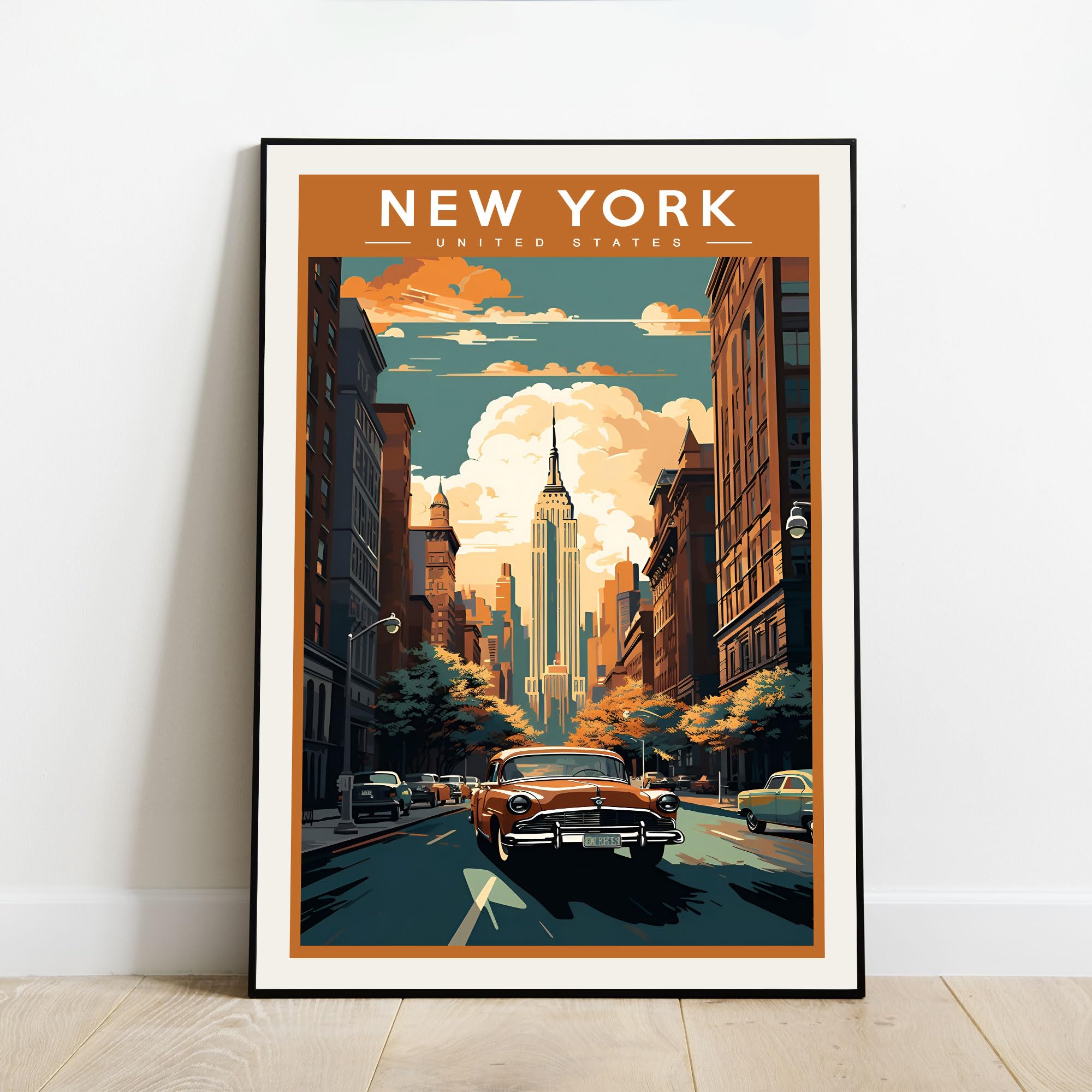 Amazon.com: 01September New York Poster, New York Wall Art, New