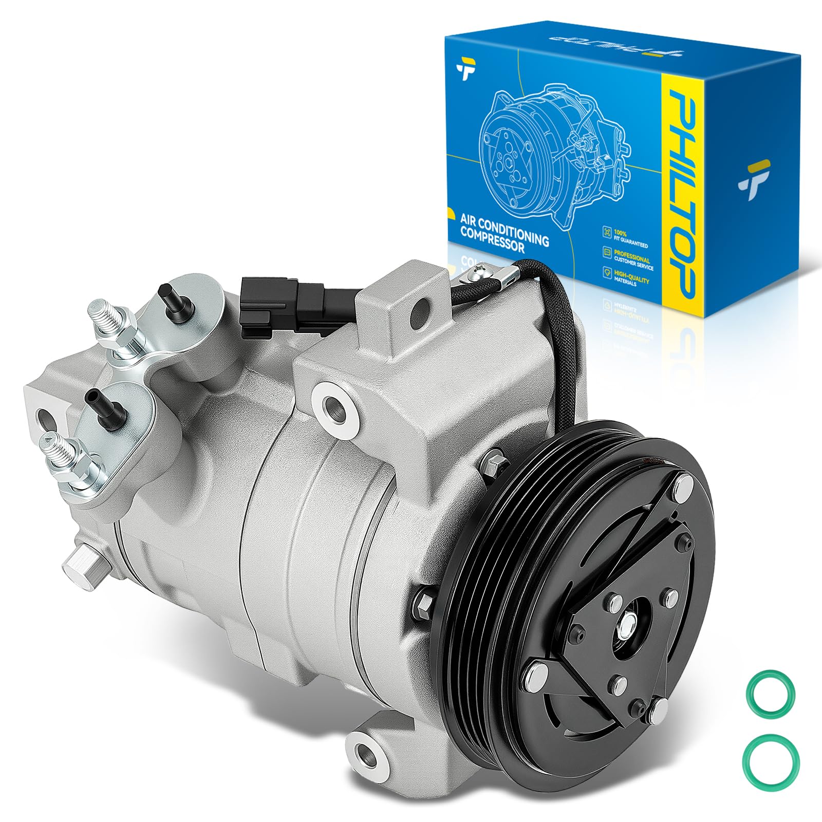 PHILTOP NEW AC Compressor w/Clutch for Expedition/Navigator 2015-2017
