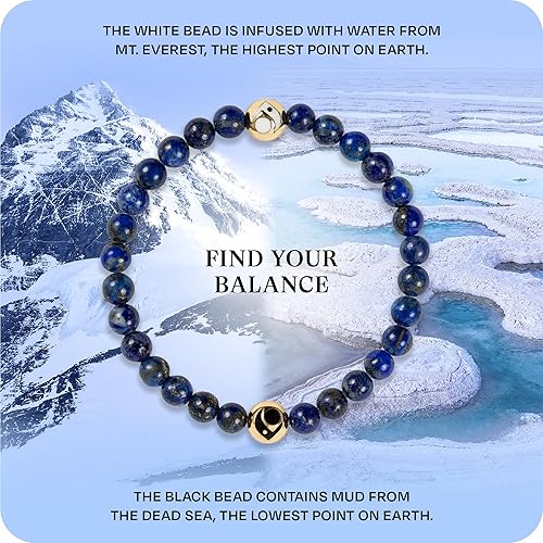 Miniatura 3 de Lokai Pulsera de cuentas de piedras preciosas para mujeres y hombres, colección de piedra y metal, joyería de cristal y piedras preciosas pulsera de