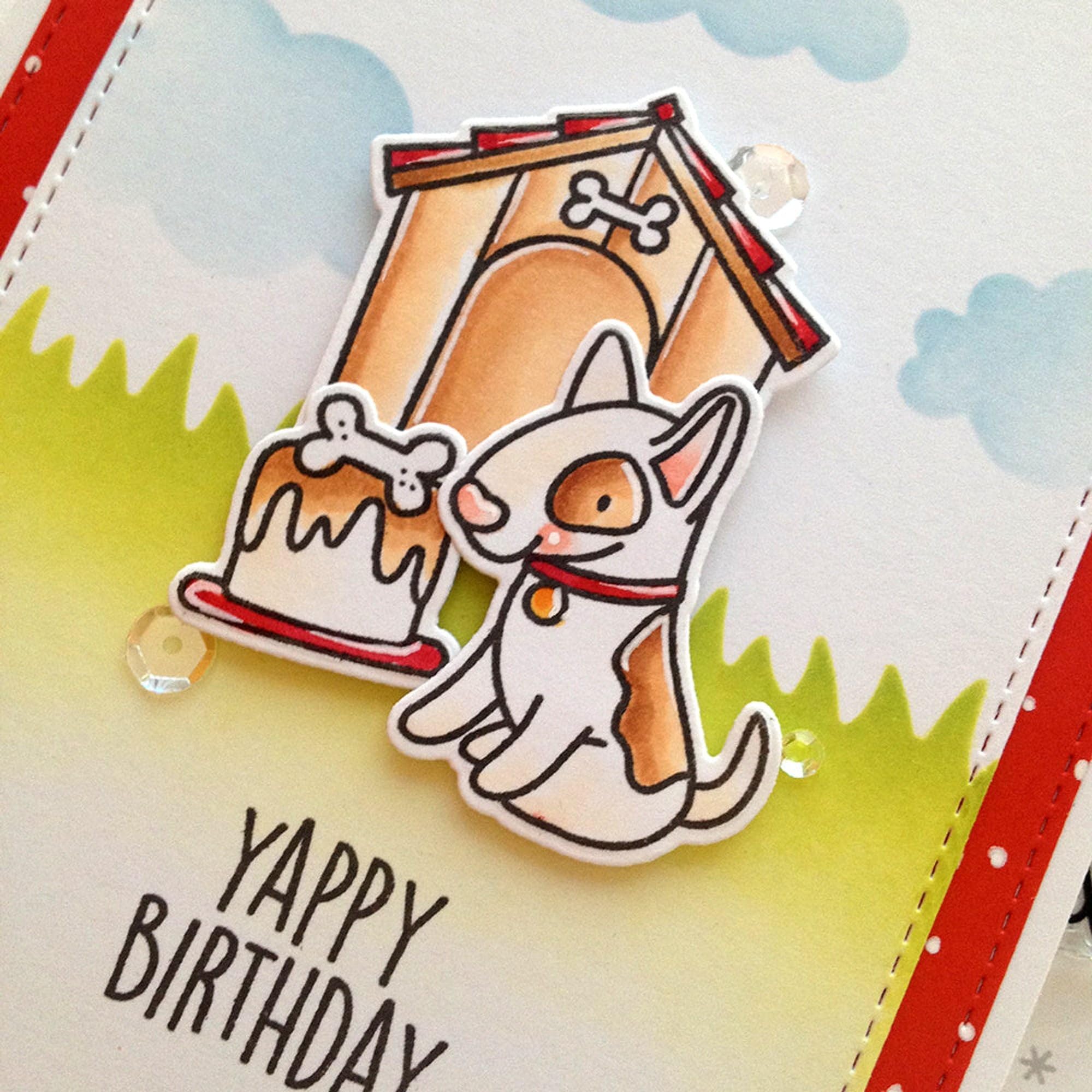 Heffy DoodleWho Let The Dogs Out Stamps