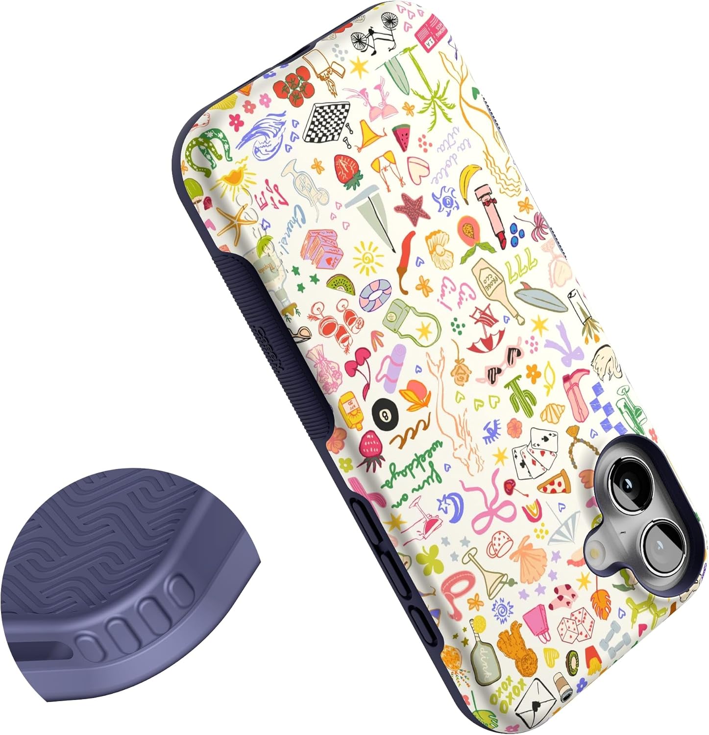 Casely iPhone 16 Plus Case | All The Fun Things | Fun on Weekdays | Bold Protective Design | Compatible with MagSafe