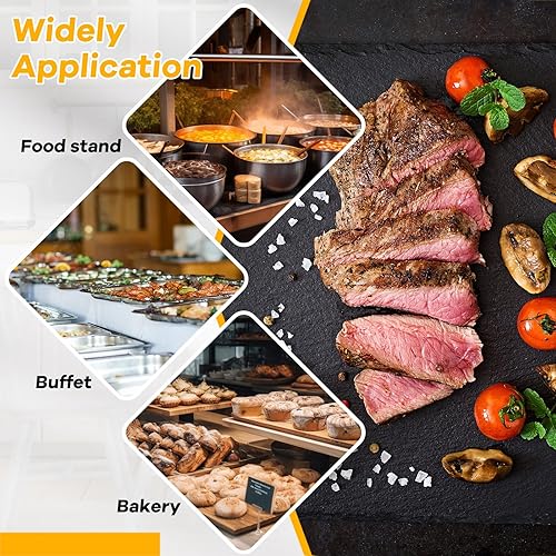 Miniatura 6 de Calentador eléctrico de tira de alimentos de 36 pulgadas, lámpara de calor de alimentos para restaurante de 920 W, temperatura de 220 V, calentador