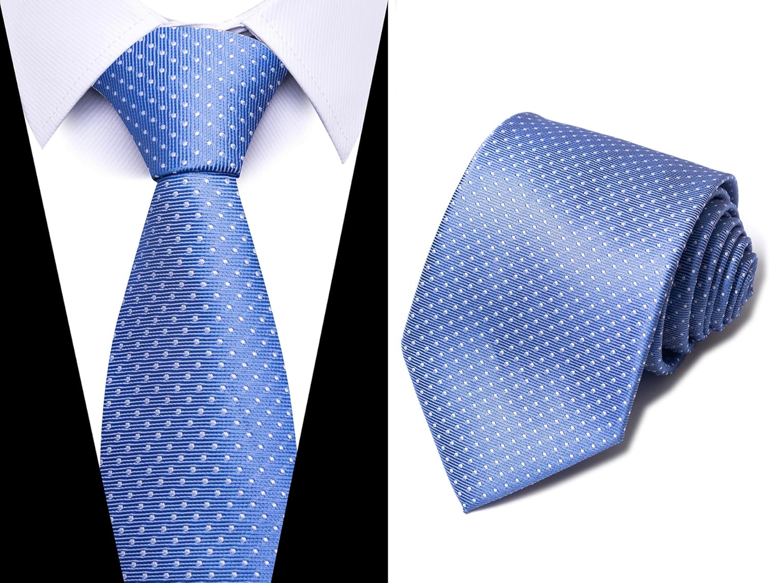 Tie For Men Necktie Woven Jacquard Neck Ties Set 6 PCS - Image 6