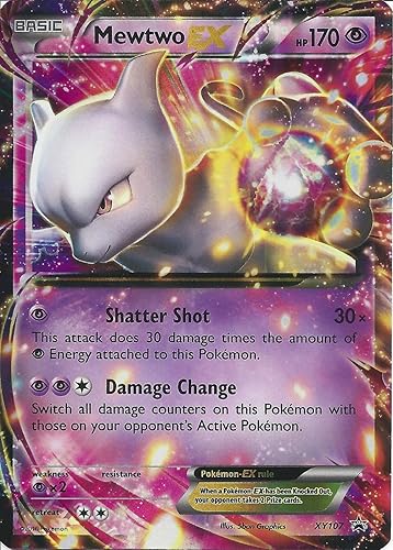 Miniatura 1 de Pokemon - Mewtwo-EX (XY107) - XY Black Star Promos - Holo