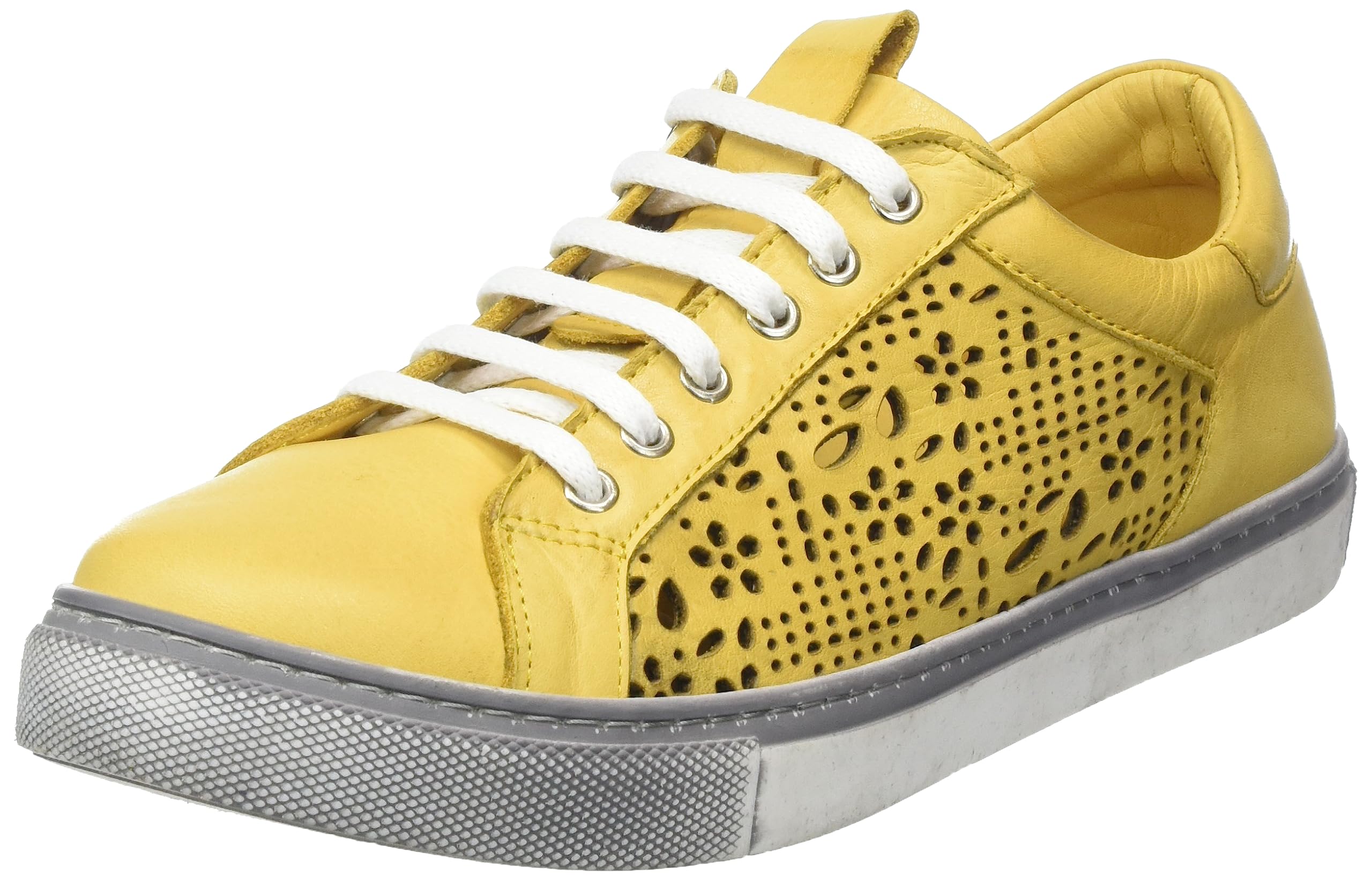 Andrea Conti Women's Trainers Sneaker, Lemon, 5 UK