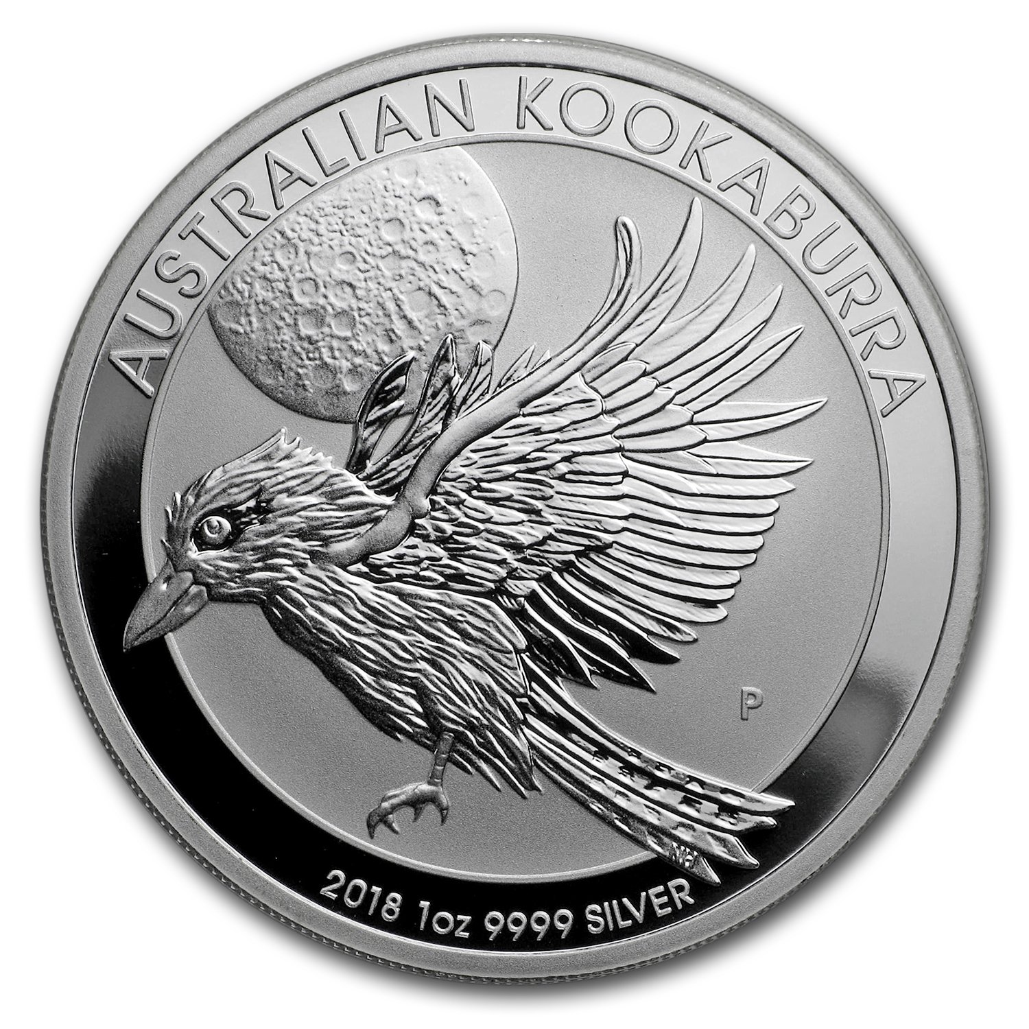 2018 AU Kookaburra One Ounce Silver Coin Dollar Uncircualted Mint