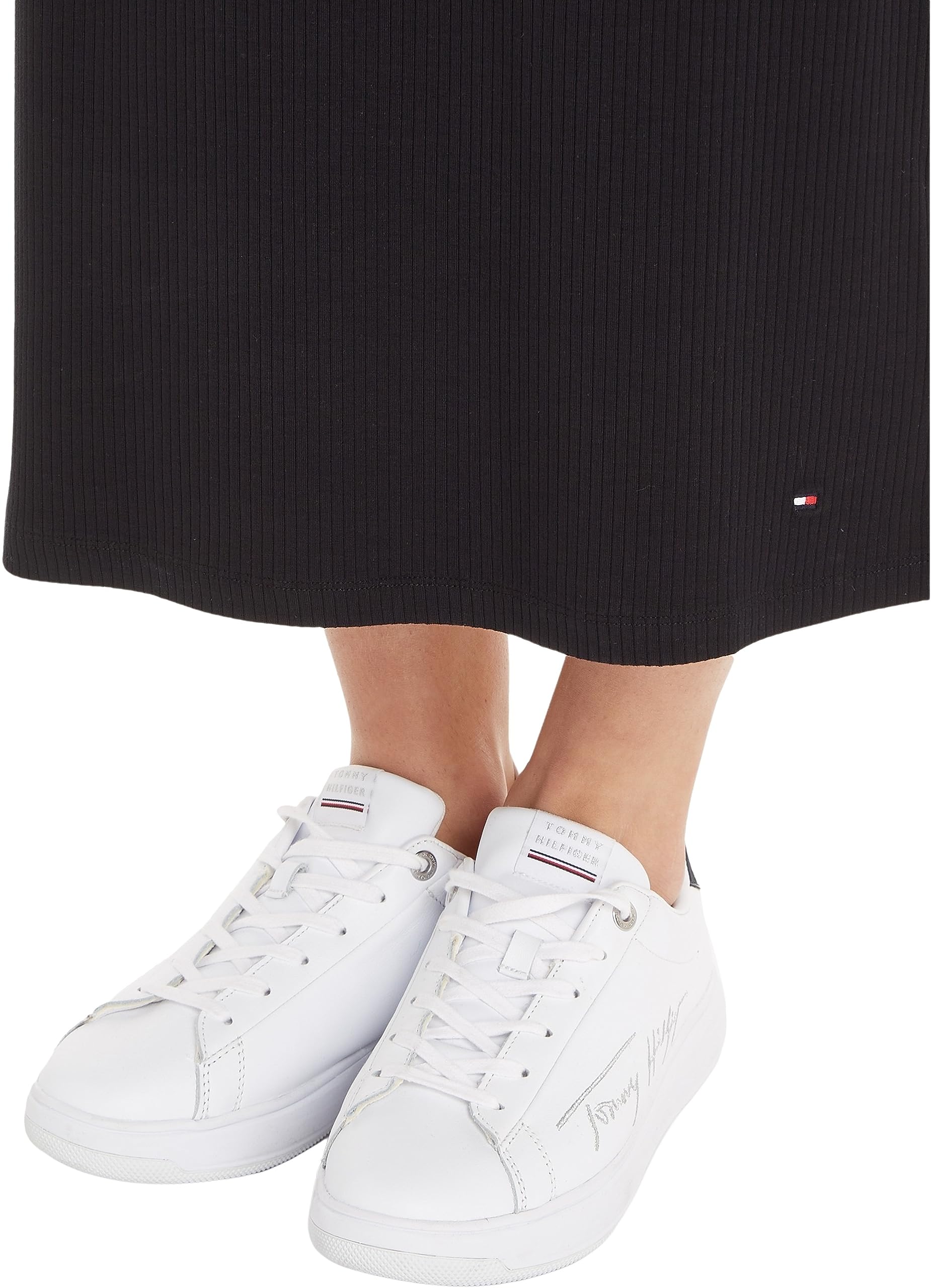 Tommy Hilfiger Abito Donna Midi Dress Slim Fit
