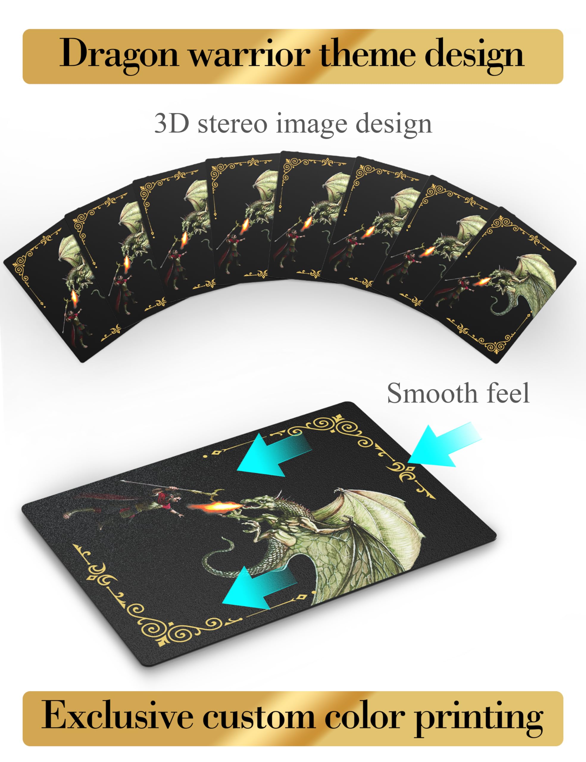 WJPC Gold Cold Foil Golden Edge Playing Cards,Flower-cut Playing Cards,Historical Elements Of Ancient Egypt - Image 4