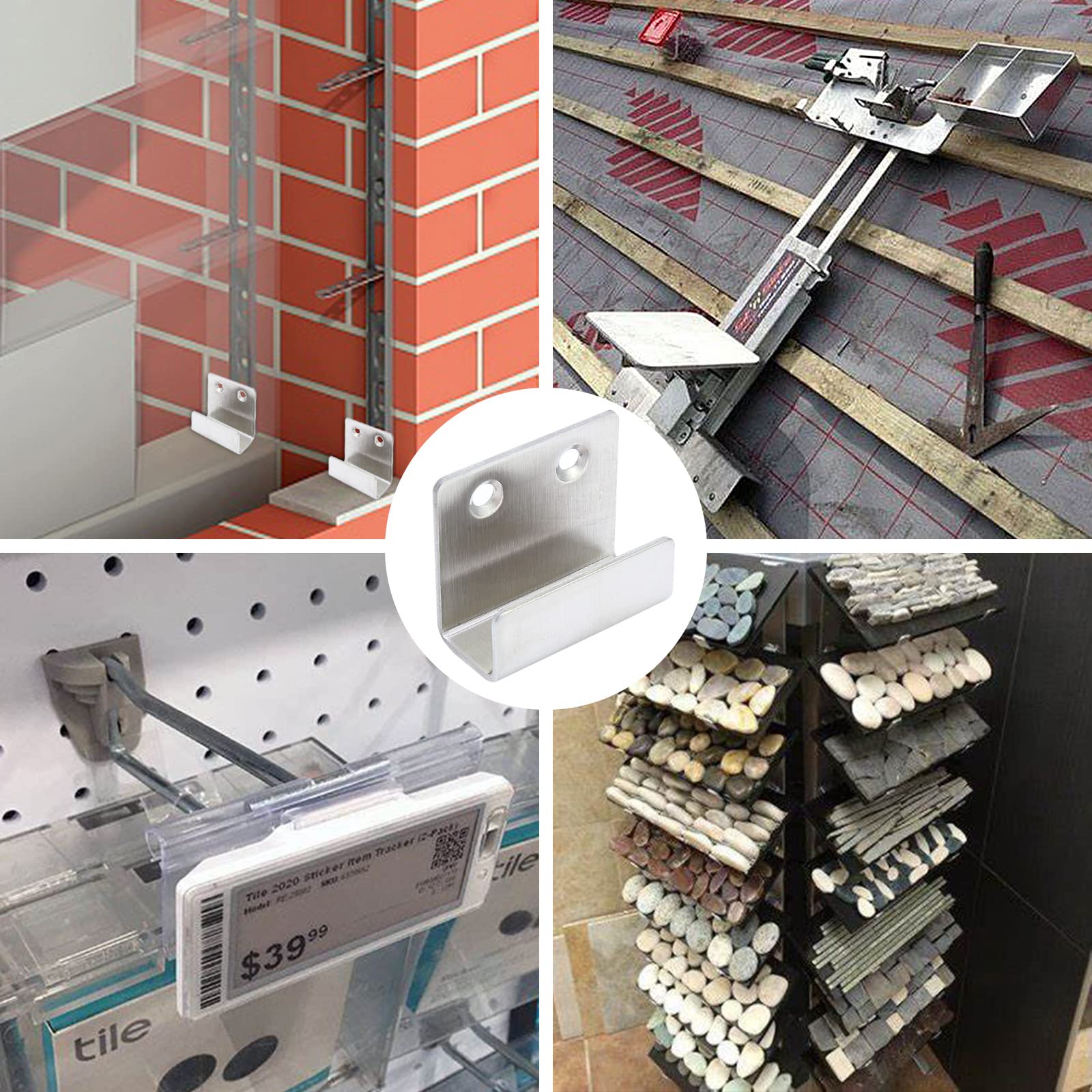 Amazon | BokWin 10個 タイルハンガー ステンレススチール