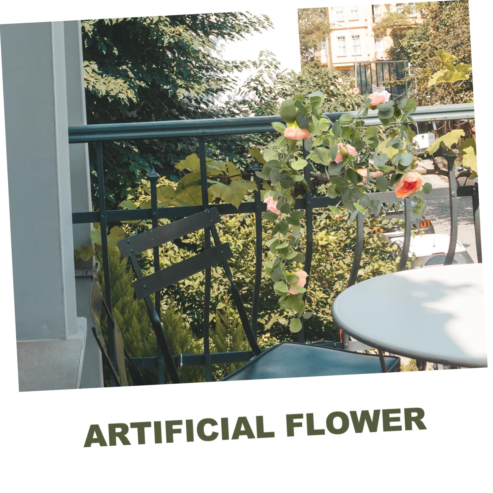 Cabilock Garland Vite Di Eucalipto e Artificiali Per Decorazioni Da Ed Esterno Fiori Simulati Per Atmosfere Romantiche e Festive Per Case e Uffici