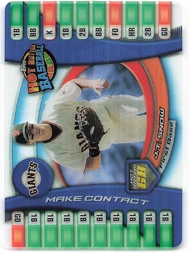 Miniatura 1 de 2005 Topps Hot Button #99 J.T. Snow NM-MT San Francisco Giants Baseball