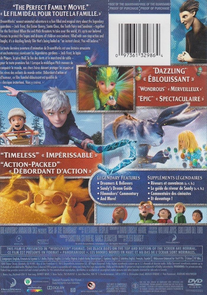 Amazon.co.jp: Rise Of The Guardians : DVD
