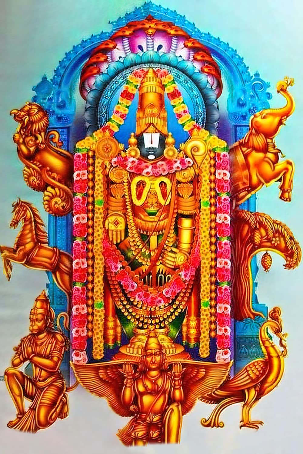 Tirupati Balaji Poster - Lord Murugan Wall Art -20 Tirupati Balaji Poster - Lord Murugan Wall Art -20