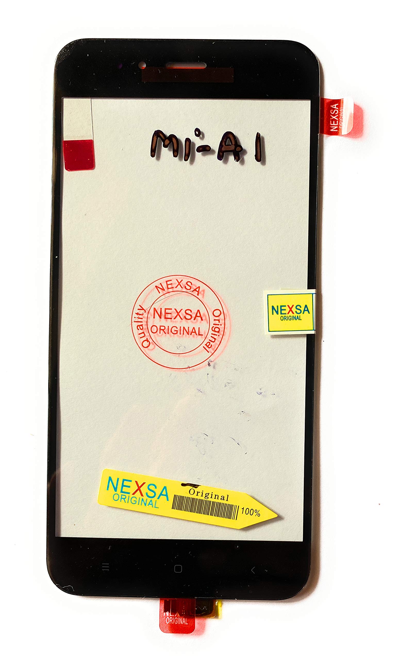 Touch pad digitizer Front Glass Panel touchpad for xiaomi redmi mi a1 Black