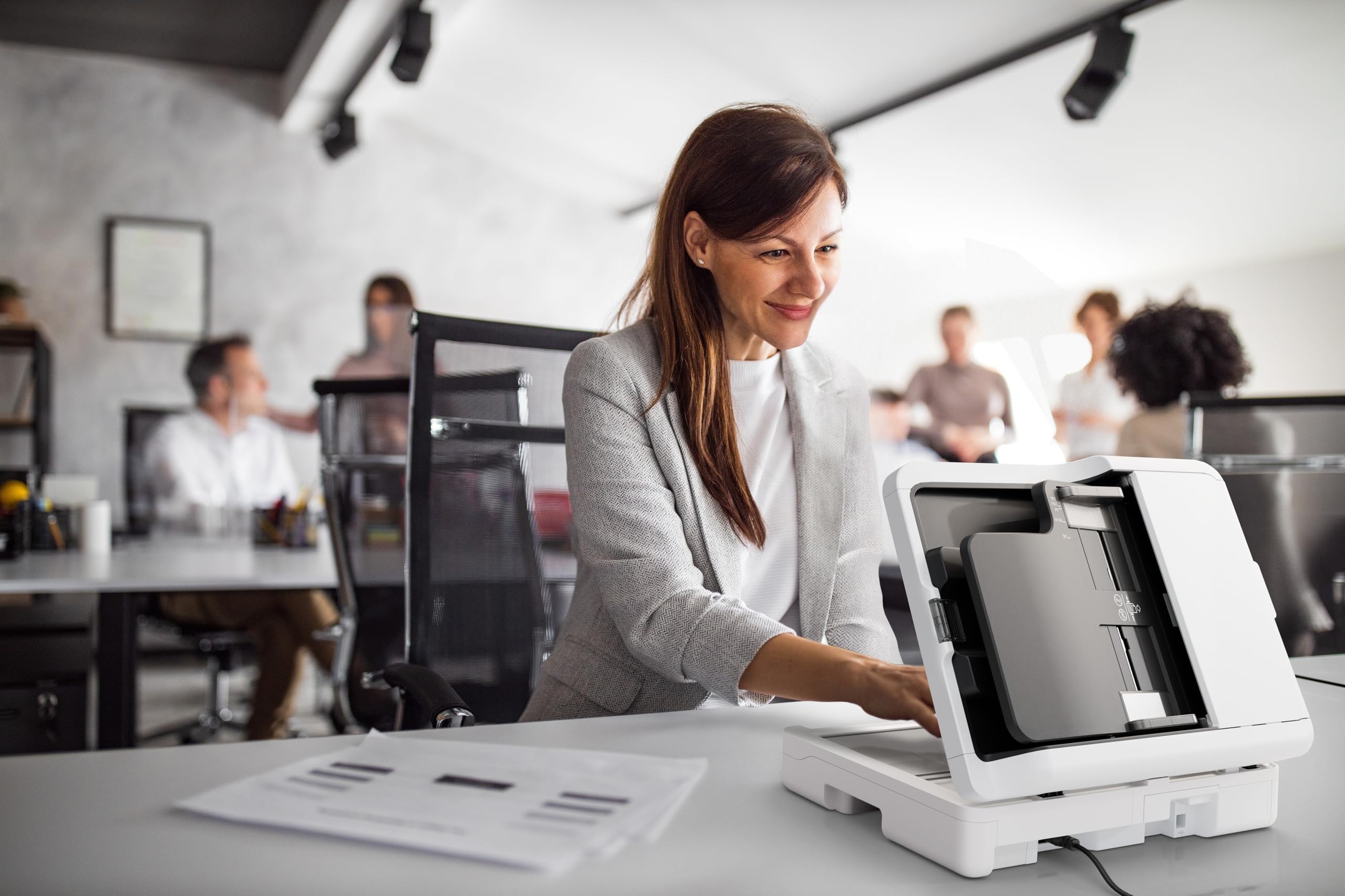 Epson Workforce DS-1730 Scanner Compact à Plat pour Petites Entreprises et Bureaux à Domicile
