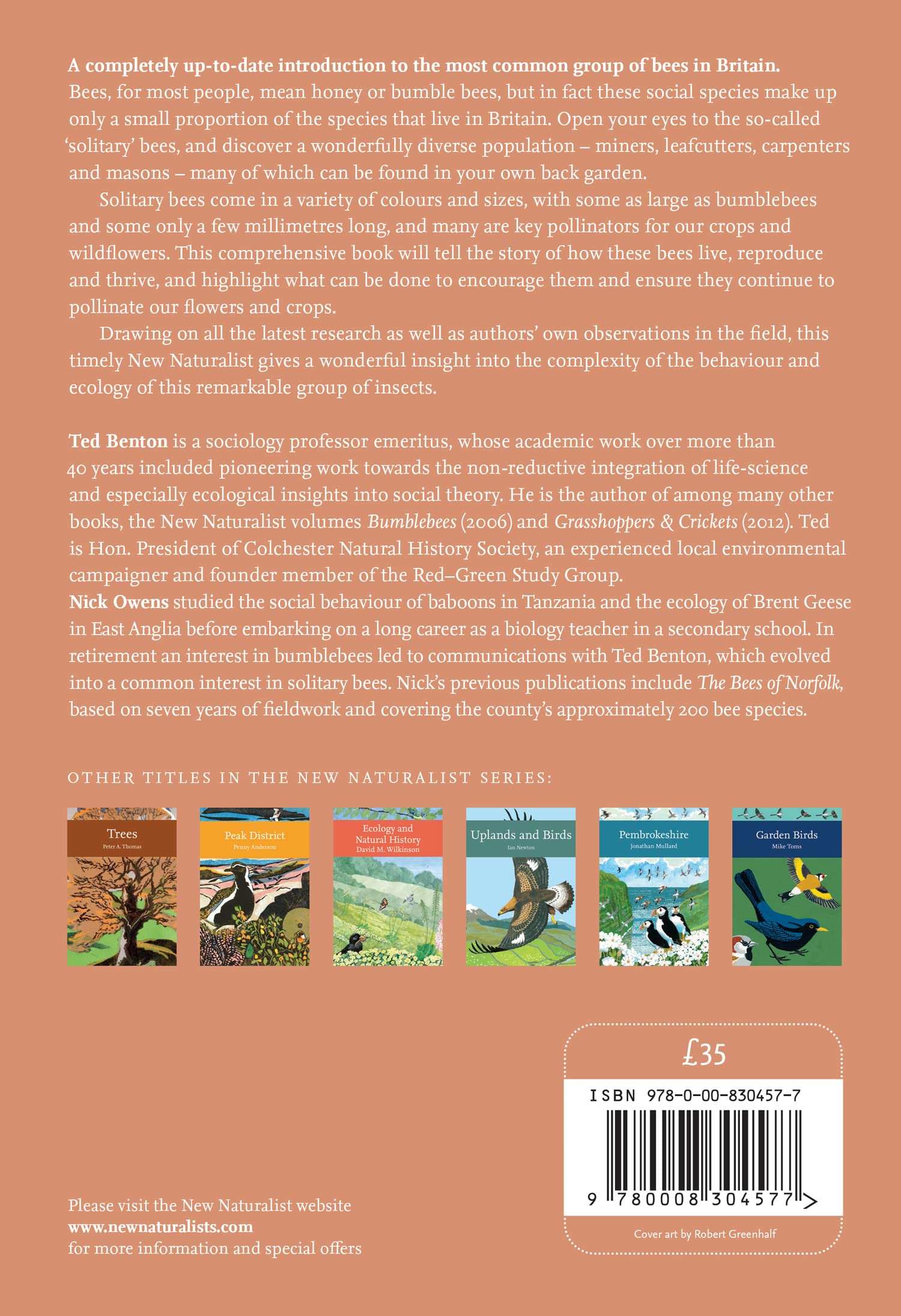 Solitary Bees: An in-depth exploration of the diverse world of solitary bees (Collins New Naturalist Library)