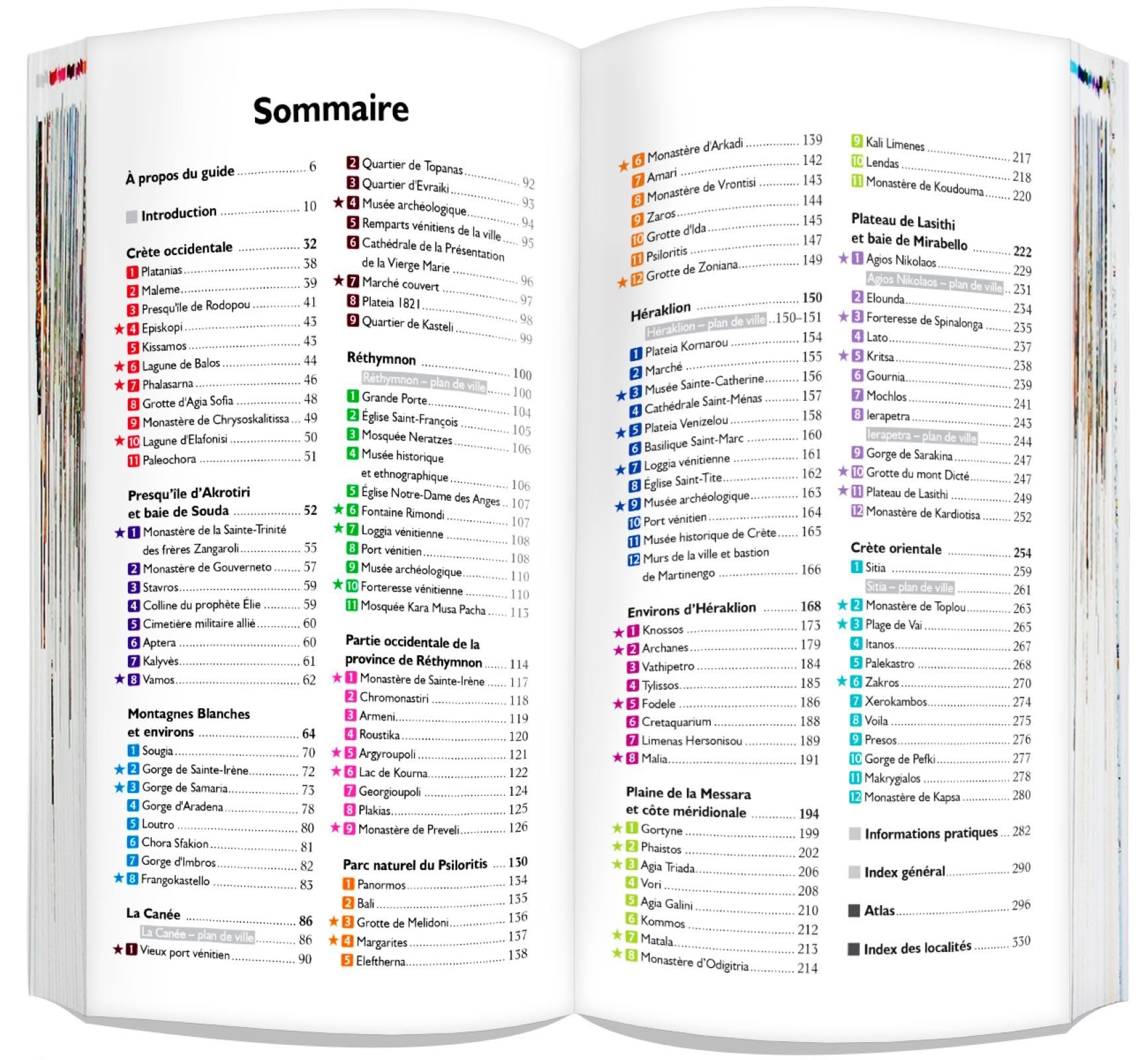 Crète: Guide + Atlas + Carte