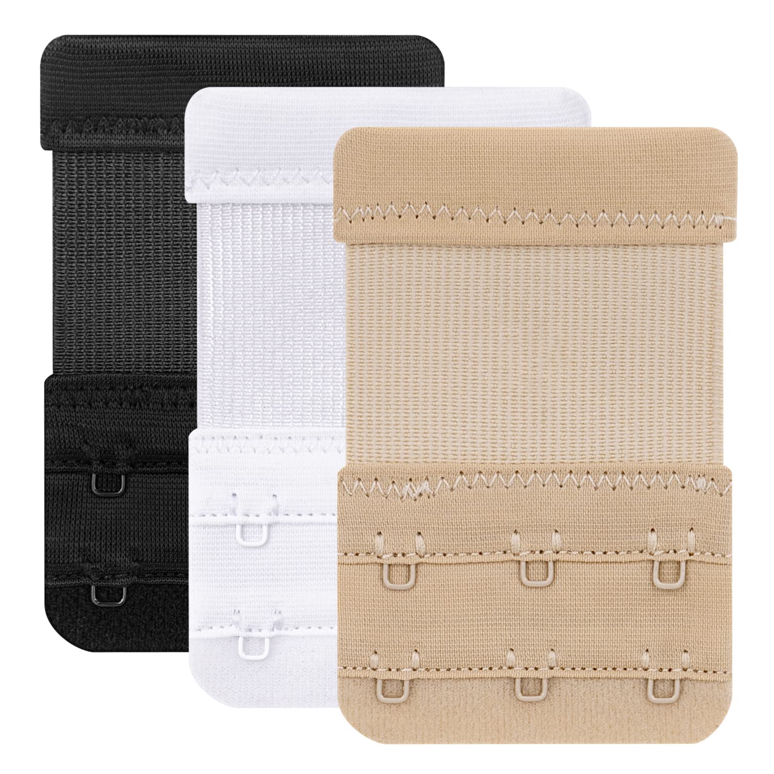 Women's Bra Extenders 4 Hook / 3 Hook / 5 Hook / 2 Hook Soft Comfortable Stretchy Bra Extension Strap
