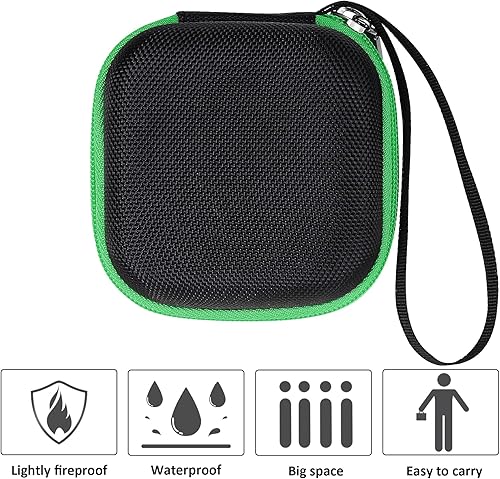 Miniatura 6 de Khanka Estuche de viaje duro de repuesto para cargador inalámbrico UCOMX Nano 3 en 1 estación de carga plegable magnética solo funda verde