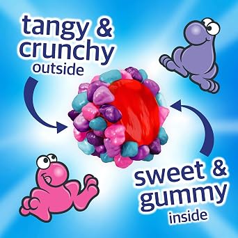Nerds Gummy Clusters, Back to School Candy, Very Berry, 3ounce (Pack of 12)