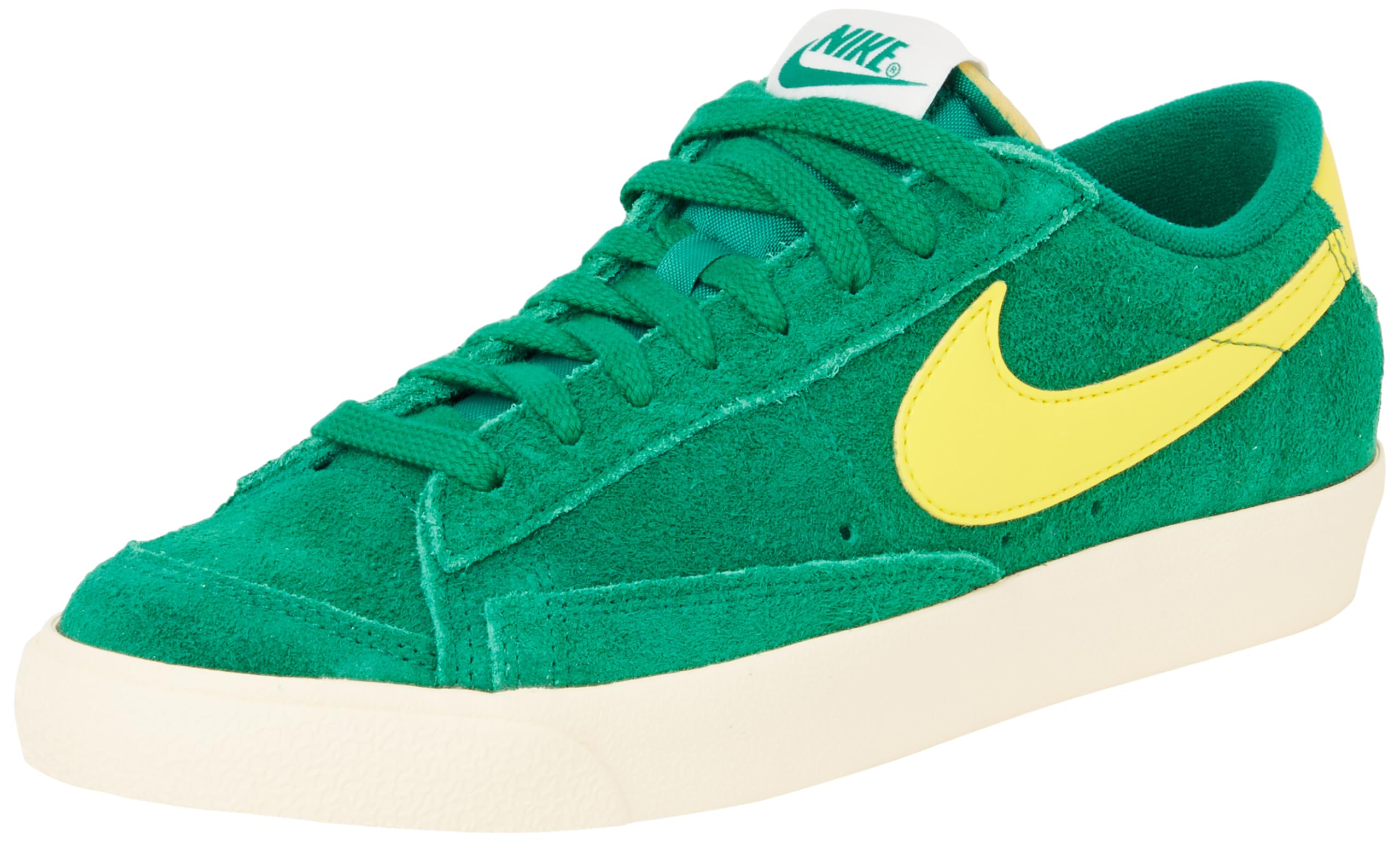 NIKE FQ8060-301 Blazer Low '77 Vintage Women Malachite/Lightening-Muslin-SAIL UK 6