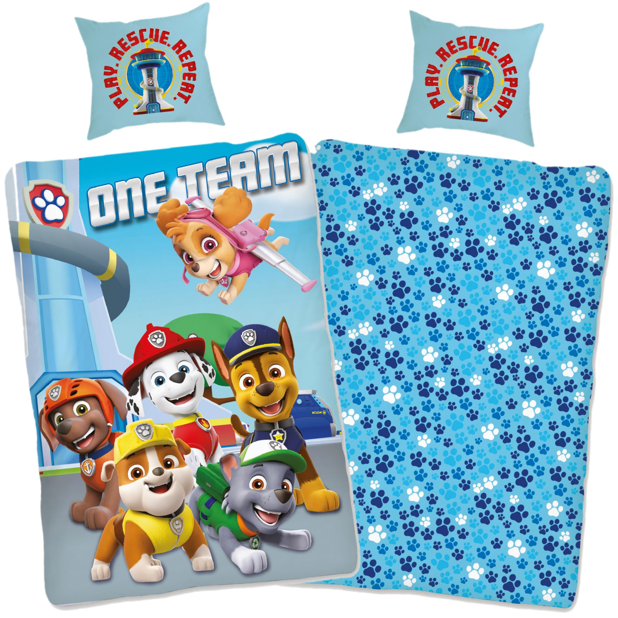 Regalo infantil Patrulla Canina ropa de cama de algodón 100% para sorprender a niños y niñas