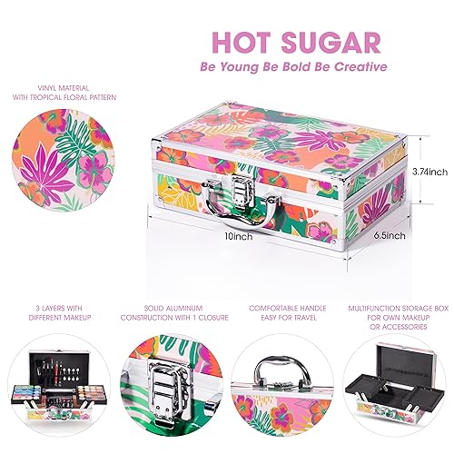 Miniatura 2 de Hot Sugar Kit de maquillaje para niñas de 10 a 12 años, juego de maquillaje para niñas de 8 a 12 años, 14 a 16 años (trópico)