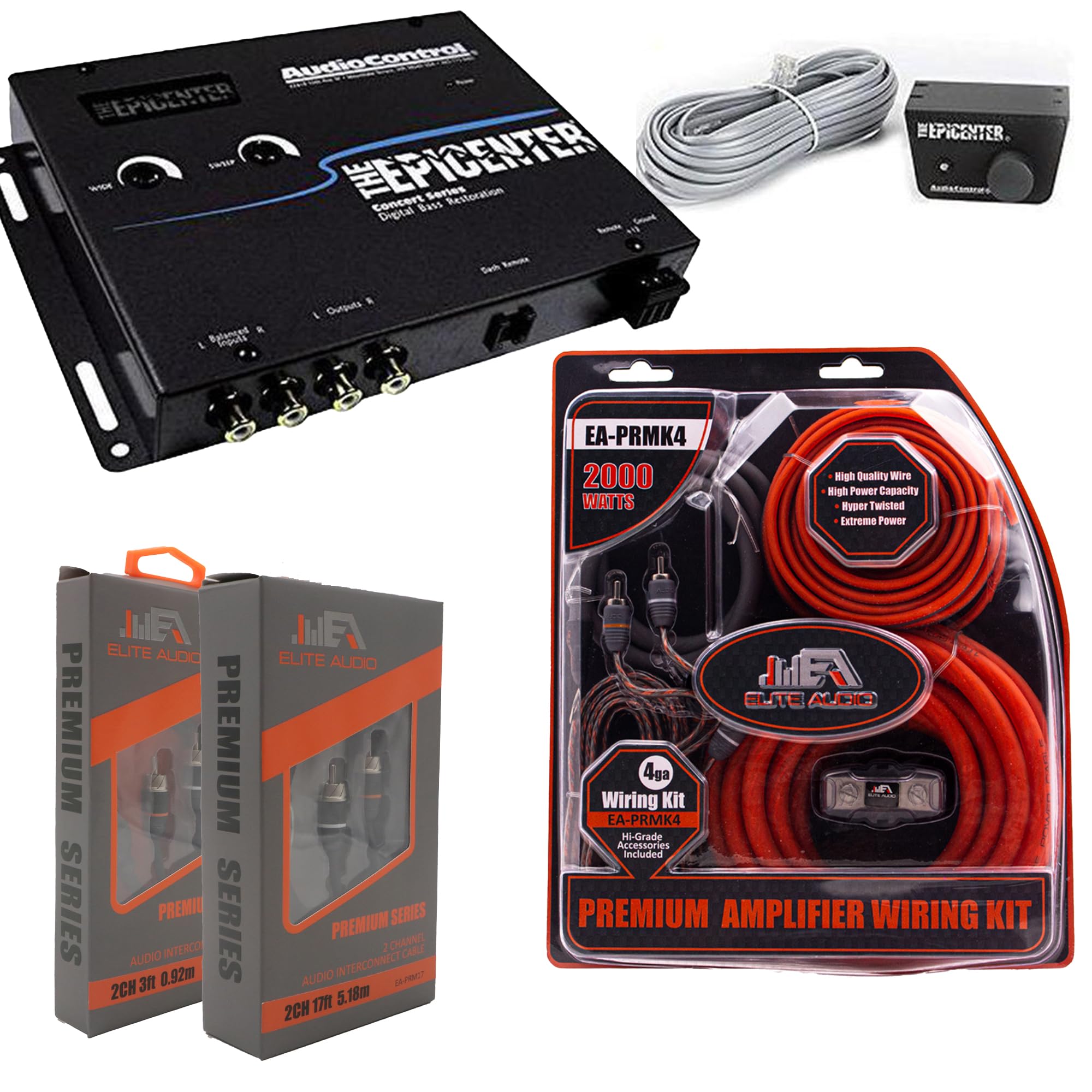 Amazon.com: Elite Audio, Amplifier Wiring Kit and Epicenter Combo