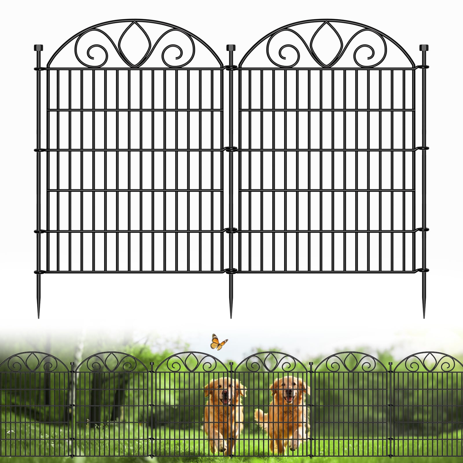 MIWEVRO 10-Panel Fence