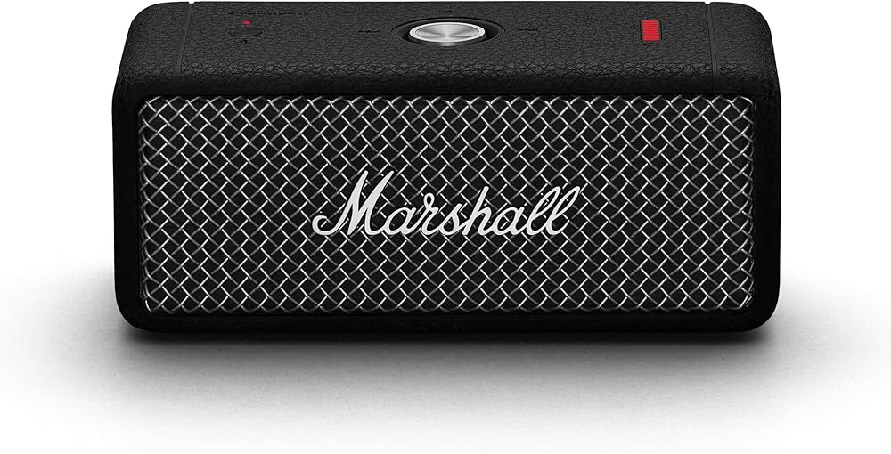 スピーカー・ウーファー Marshall Emberton II Black and Steel Amazon.com: Marshall Emberton II Portable Bluetooth Speaker