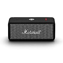 Marshall Emberton II Altoparlanti Bluetooth Portatili Wireless Accoppiabili IP67 Resistente a Polvere e Acqua, 30+ Ore di Riproduzione Ricarica Rapida, Acciaio Nero