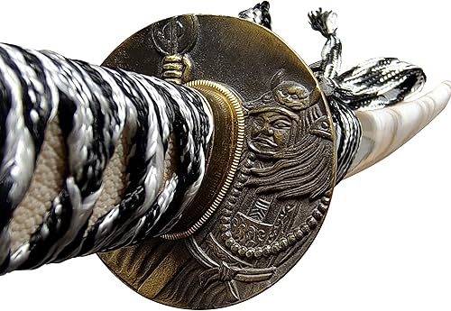 Miniatura 9 de CHENGYING Espada Katana Real Hecho a Mano Espada Samurái Japonesa Desmontable Espada