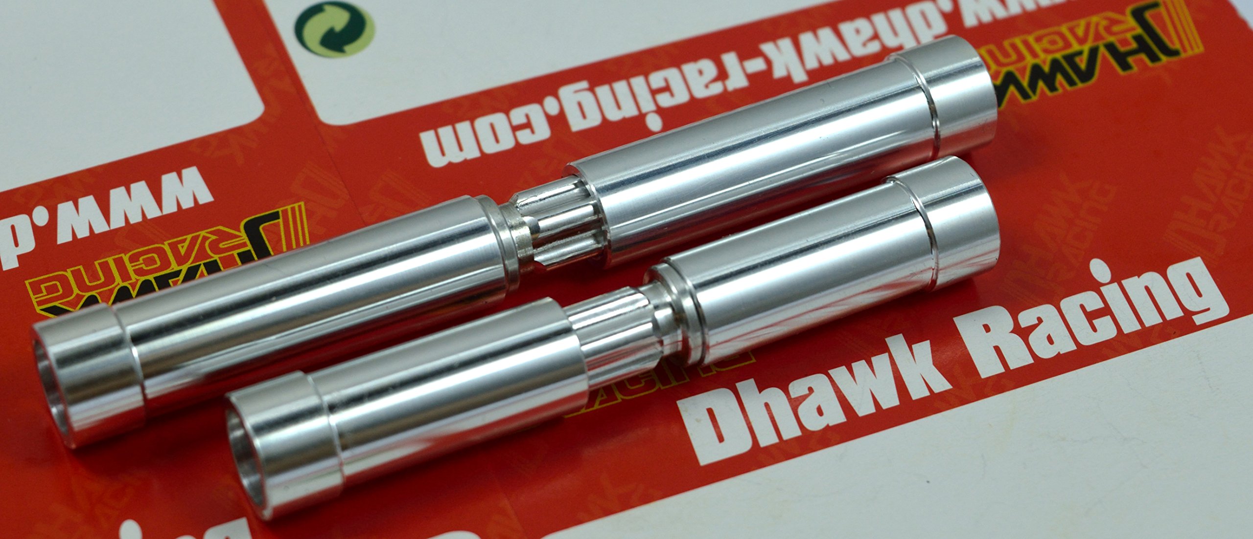 Dhawk Racing Alloy Center Half Shaft Set Silver for Traxxas TRX-4 Crawler #8250