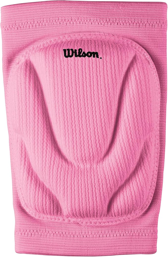 Wilson Standard Volleyball Knee Pads Junior Size, Pink Kids Volleyball Knee