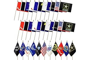 Scout Regiment Flag - Premium Set of 22 Mini Flags for Patriotic Displays and Education