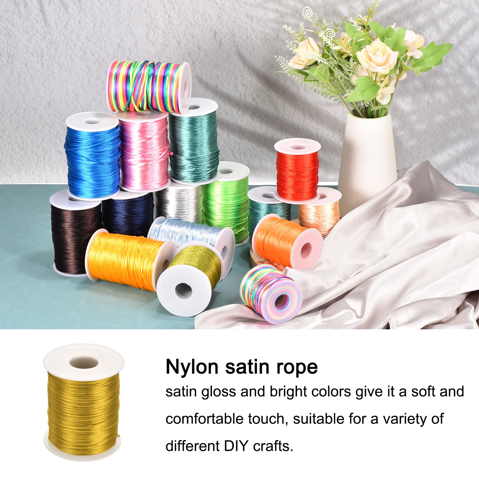 Rebower Nylon Satin Cord 1.5mm - Image 3
