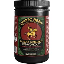 Famous Warlord Pre-Workout Powder for Men, Pre-Workout with Creatine Malate, L-Citrulline Malate, Beta-Alanine, and 175 mg Caffeine Powder, Fruit Punch Flavor, Pump Supplement, 30 Servings, 300 Grams