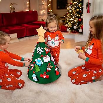 ❣️１点限り❣️フェルトクリスマスツリー　オーナメン　フェルトクラフト ❣️1点限り❣️フェルトクリスマスツリー オーナメン フェルト