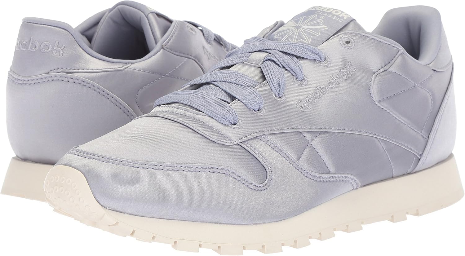 Reebok Women's Classic Leathers Sneaker 6.5 Purple Fog/Classic White